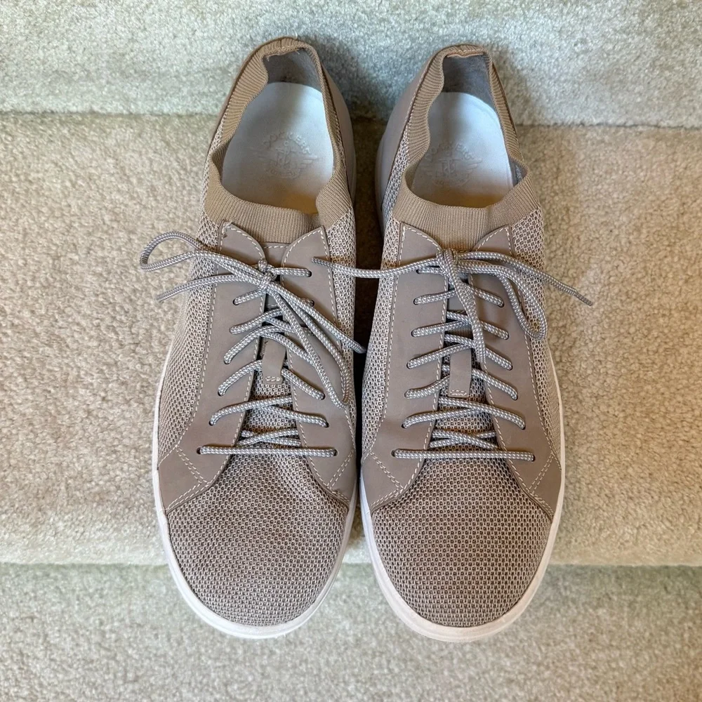 Dockers Franklin Smart Series Knit Lace Up Sneaker‎ Tan Beige Men’s 11.5